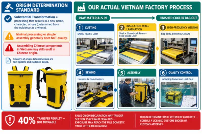 Nhà sản xuất túi làm mát cho các nhà nhập khẩu Hoa Kỳ Nhà sản xuất túi làm mát cho các nhà nhập khẩu Hoa Kỳ